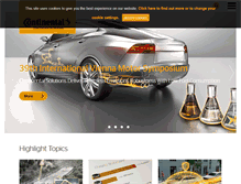 Tablet Screenshot of continental-automotive.com